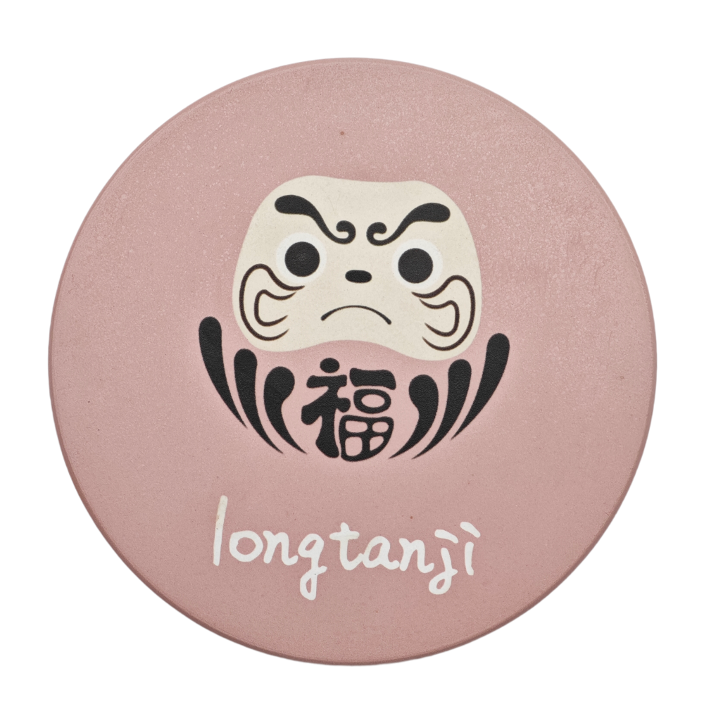 隆探吉 陶瓷吸水杯墊 陶瓷杯墊達摩不倒翁 福神-規格圖11