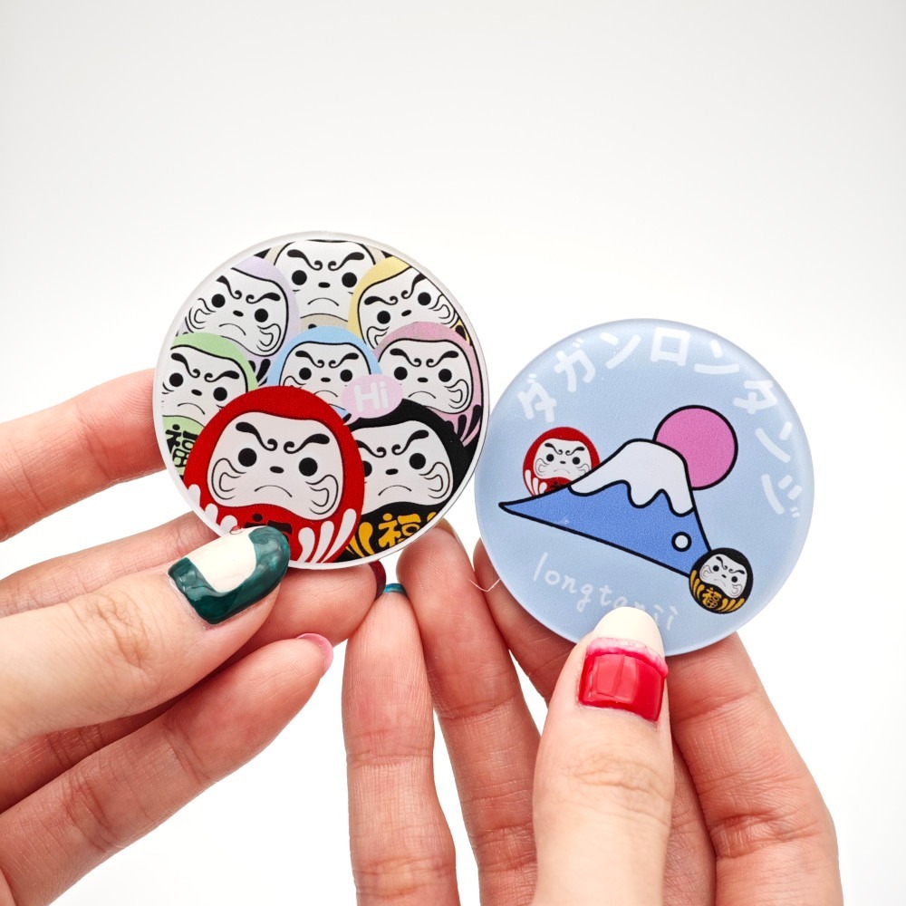 隆探吉 壓克力磁鐵 冰箱貼 冰箱磁鐵 達摩不倒翁 福神-細節圖9