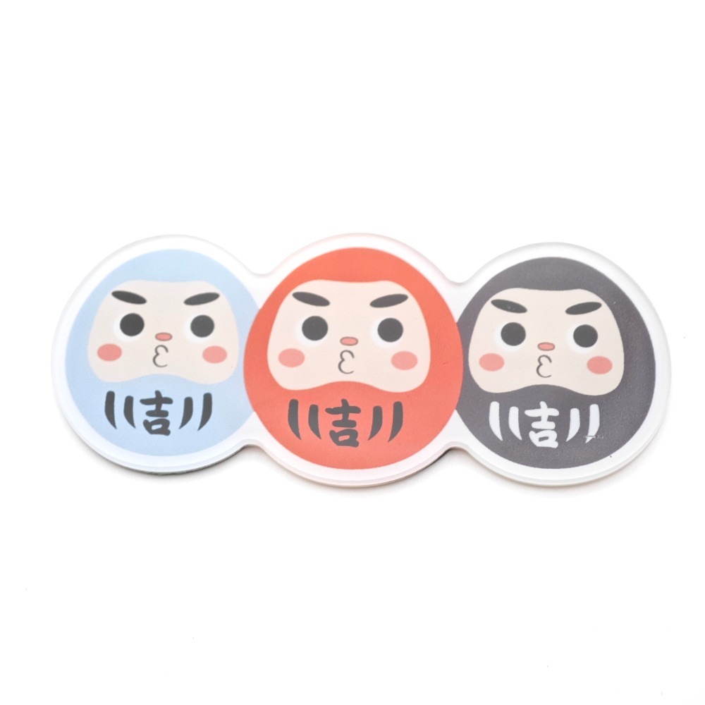 隆探吉 壓克力磁鐵 冰箱貼 冰箱磁鐵 達摩不倒翁 福神-規格圖11