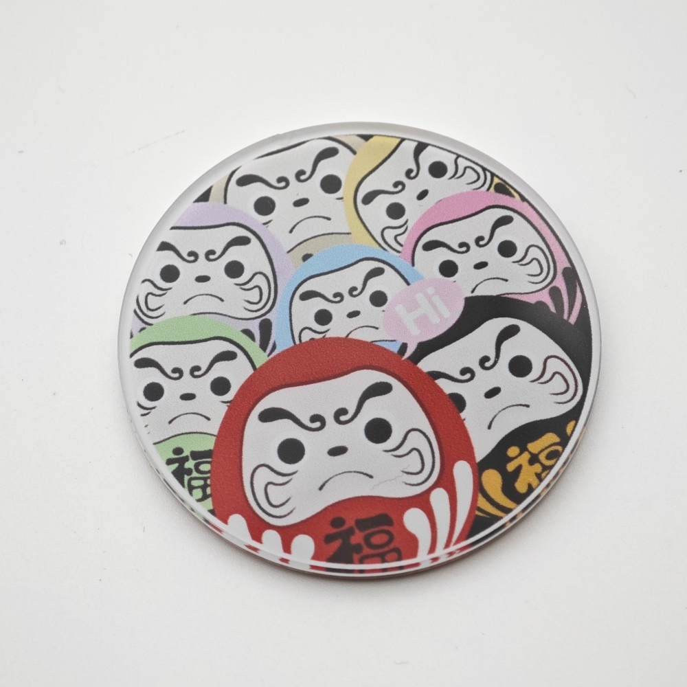 隆探吉 壓克力磁鐵 冰箱貼 冰箱磁鐵 達摩不倒翁 福神-規格圖11