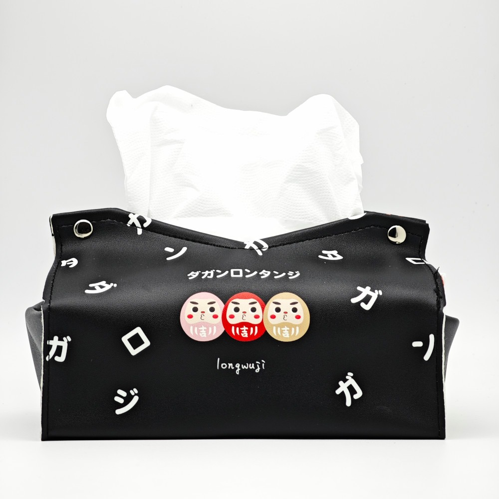 隆探吉面紙盒 達摩不倒翁 福神-細節圖2