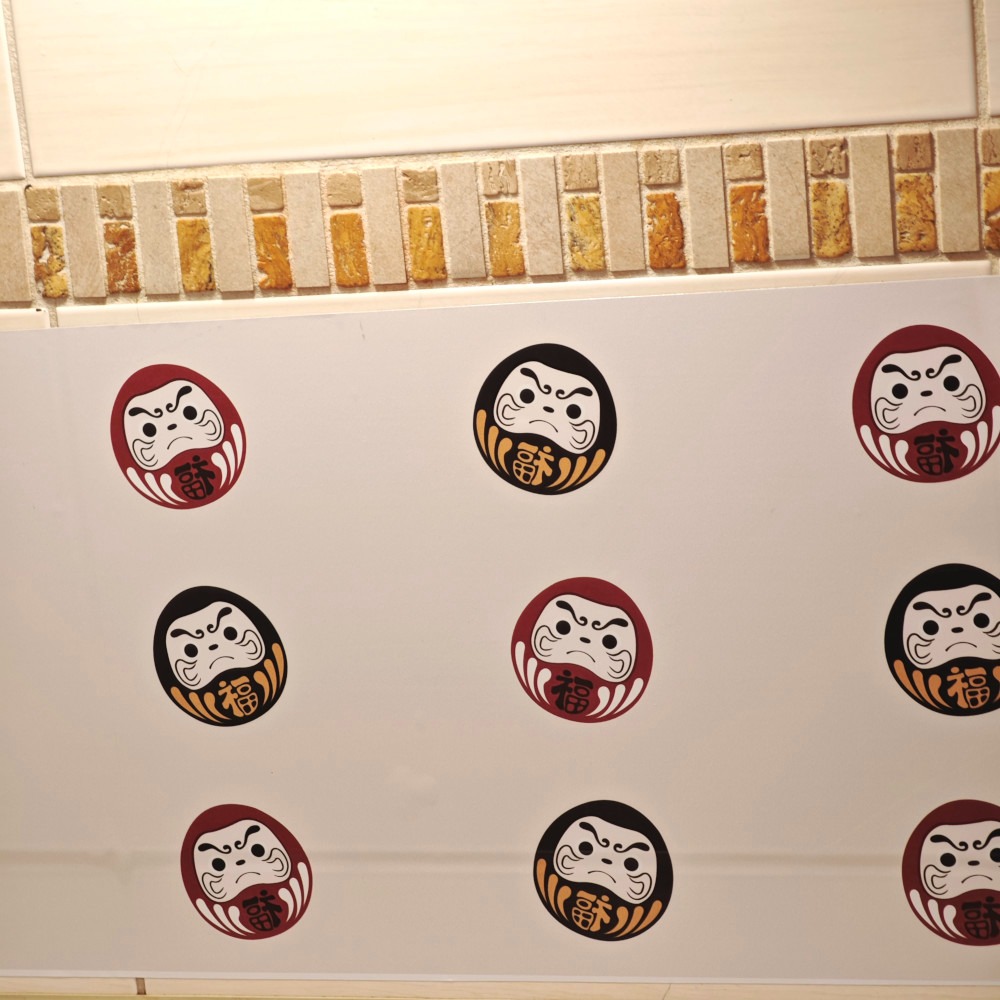 隆探吉廚房防油壁貼 達摩不倒翁 福神-細節圖4