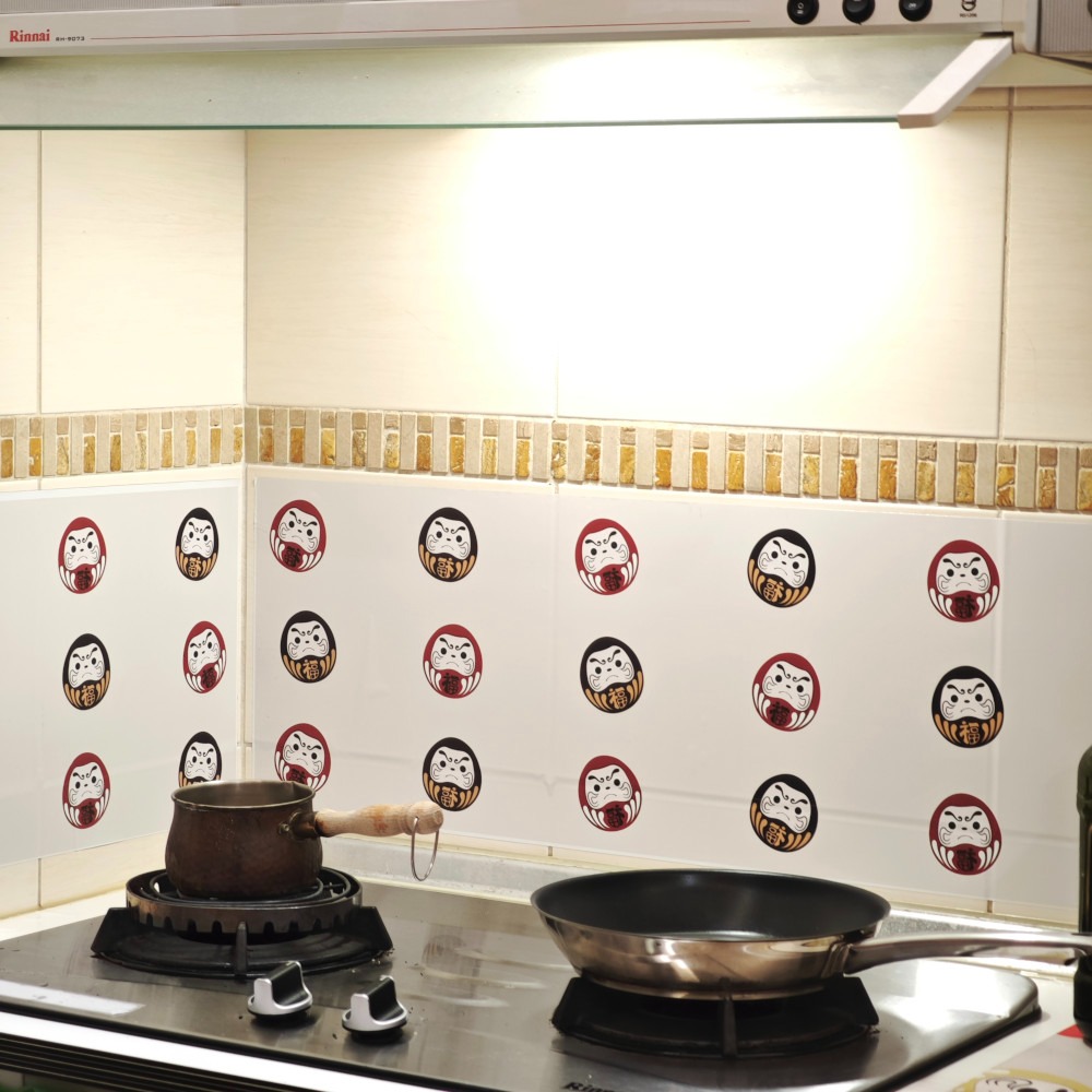 隆探吉廚房防油壁貼 達摩不倒翁 福神-細節圖5