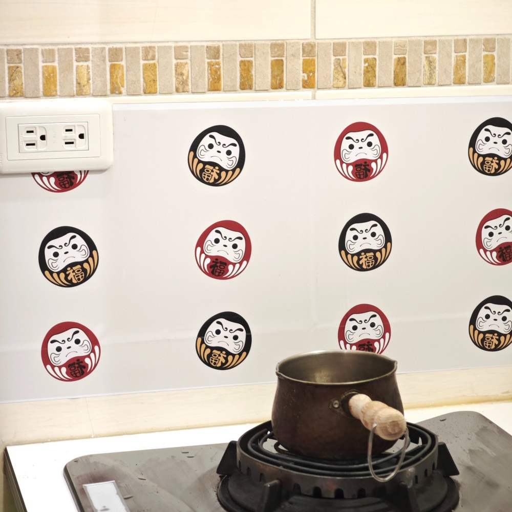 隆探吉廚房防油壁貼 達摩不倒翁 福神-細節圖6