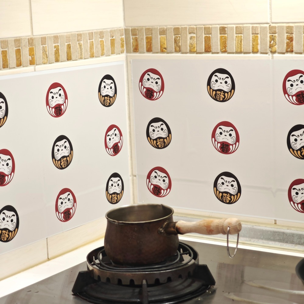 隆探吉廚房防油壁貼 達摩不倒翁 福神-細節圖7
