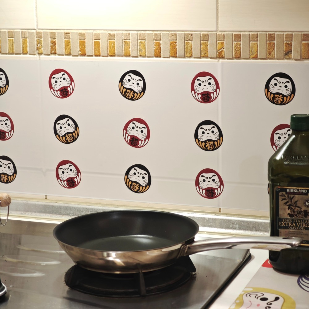 隆探吉廚房防油壁貼 達摩不倒翁 福神-細節圖8