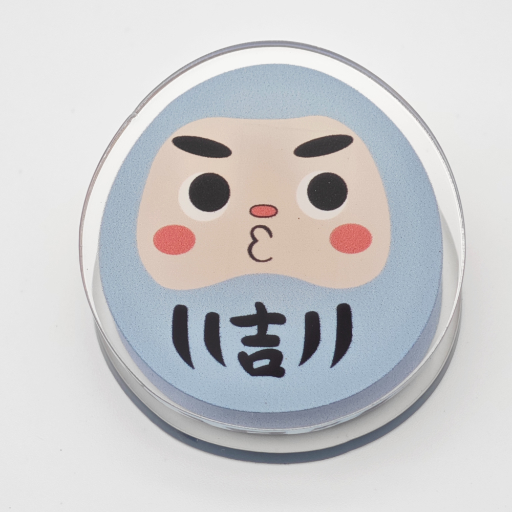 隆探吉壓克力文件夾 達摩不倒翁 福神-細節圖3