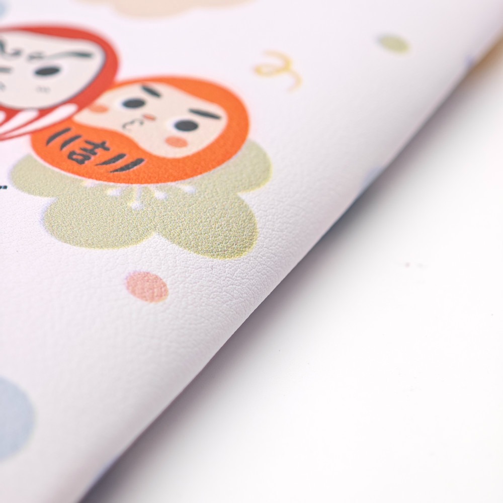 隆探吉可愛風格護照套+行李吊牌組 達摩不倒翁 福神-細節圖7