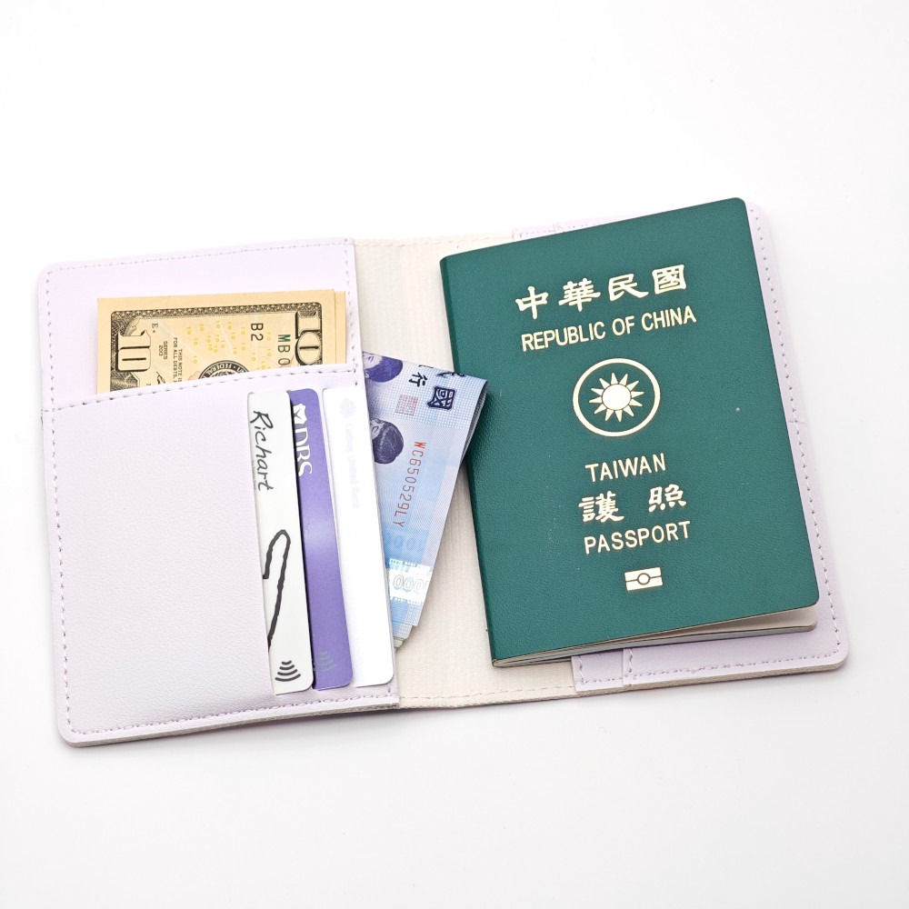 隆探吉可愛風格護照套+行李吊牌組 達摩不倒翁 福神-細節圖8