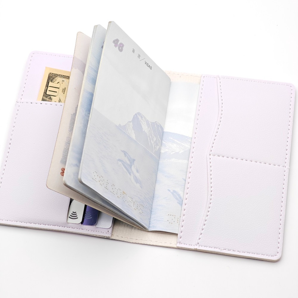 隆探吉可愛風格護照套+行李吊牌組 達摩不倒翁 福神-細節圖9