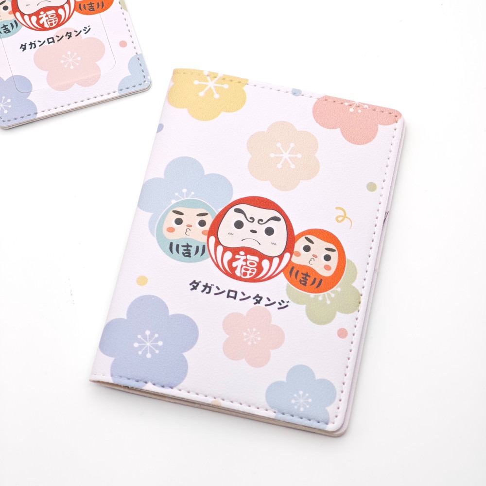 隆探吉可愛風格護照套+行李吊牌組 達摩不倒翁 福神-規格圖11