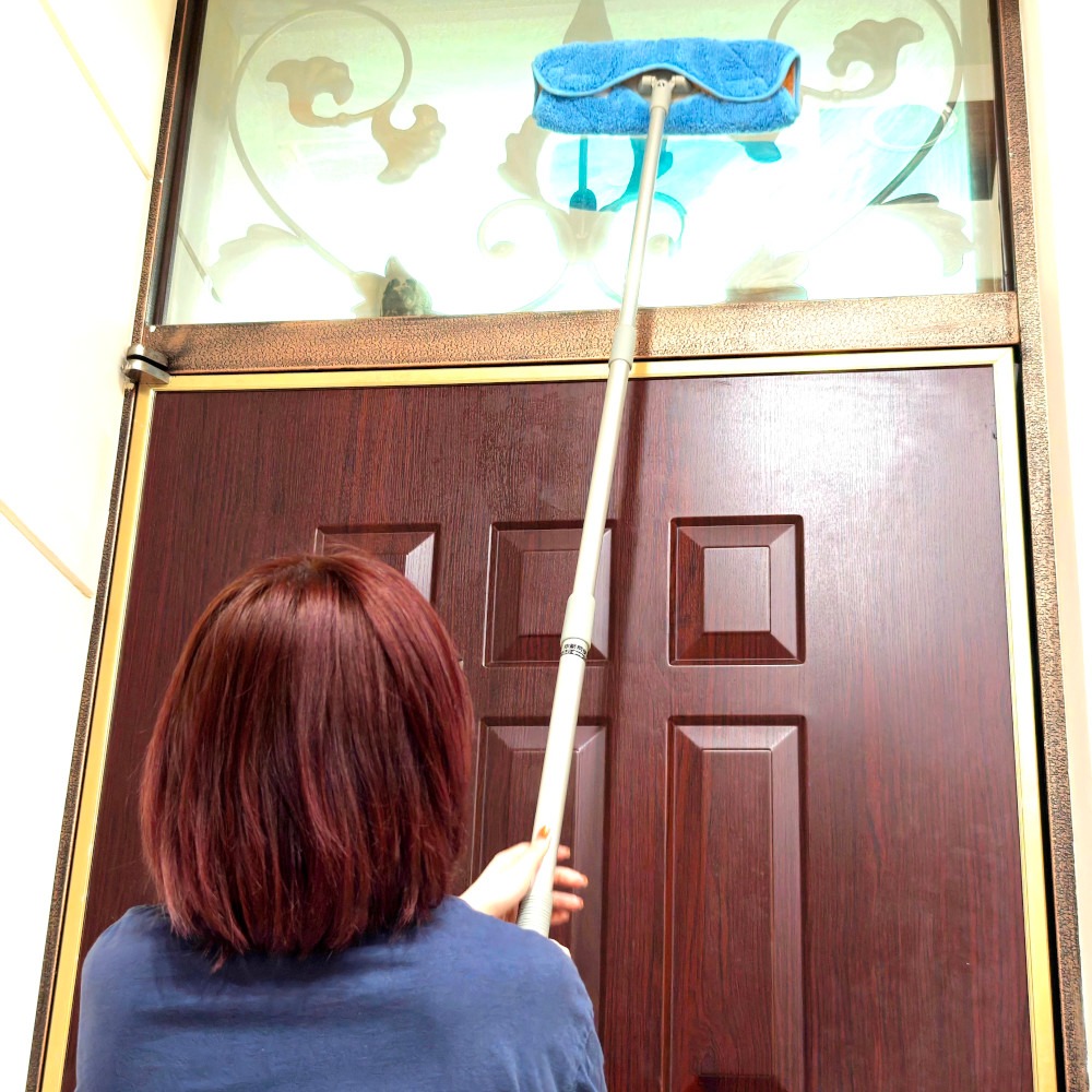 【台灣製造】最新型 超細纖維 拖把布 超強吸水 不掉棉絮 乾溼兩用 靜電吸塵 大掃除-細節圖6