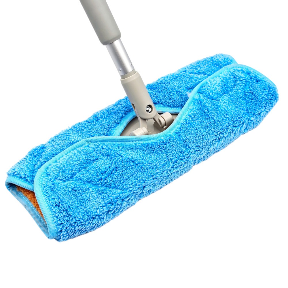 【台灣製造】最新型 超細纖維 拖把布 超強吸水 不掉棉絮 乾溼兩用 靜電吸塵 大掃除-細節圖7