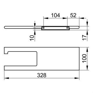 『簡單奢居』現貨 KEUCO EDITION 400 捲筒衛生紙架｜帶置物台｜德國製造 11573170000-細節圖8