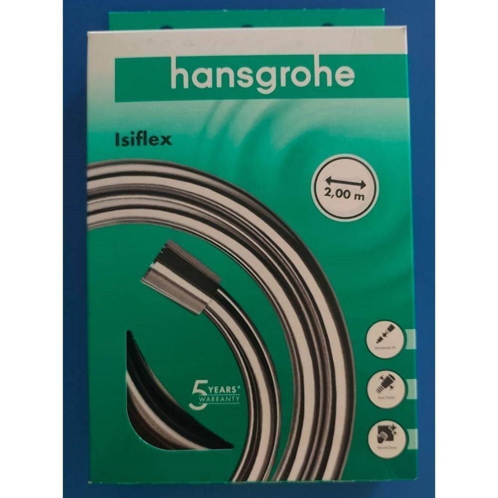 『簡單奢居』現貨 Hansgrohe Isiflex 蓮蓬頭軟管/蛇管｜抗菌防打結｜德國製造-規格圖3