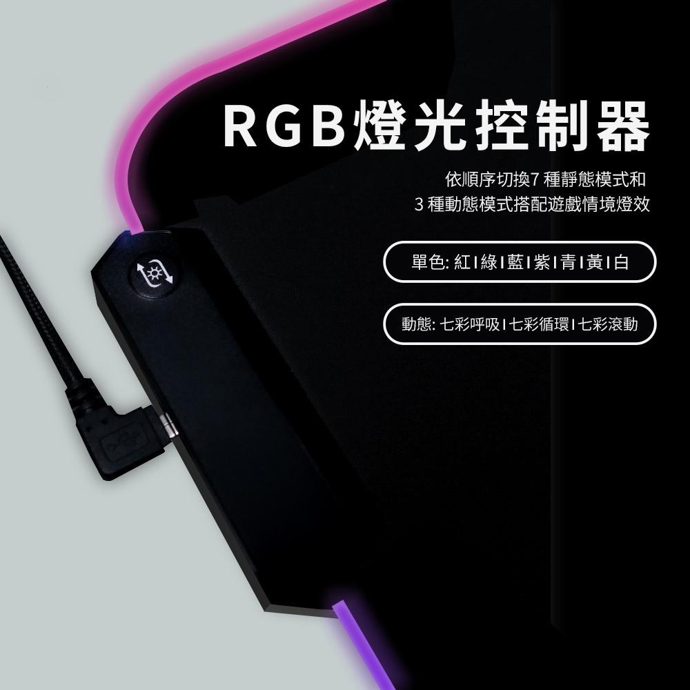 【含稅公司貨】PNY必恩威 XLR8 RGB燈效 電競遊戲滑鼠墊 Mouse Pad 防滑加大款 70x30cm-細節圖3