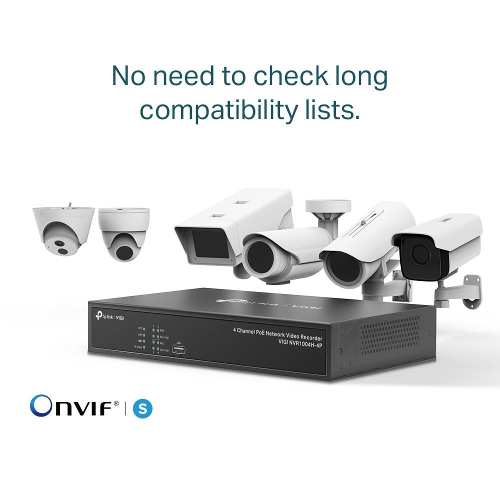 【新品上市】TP-LINK VIGI NVR1004H-4P 4路PoE+網路錄影監控主機NVR 監視器 支援Onvif-細節圖5