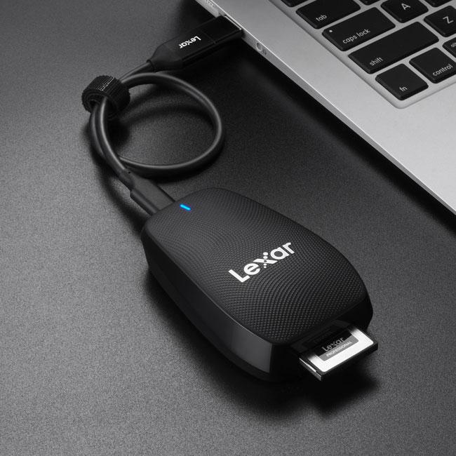 【含稅公司貨】Lexar 雷克沙 CFexpress TypeB USB3.2 Gen2x2 高速讀卡機 LRW550U-細節圖3