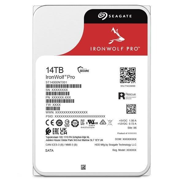 【含稅公司貨】希捷Seagate IronWolf那嘶狼Pro 14TB NAS 3.5吋硬碟 ST14000NT001-細節圖2