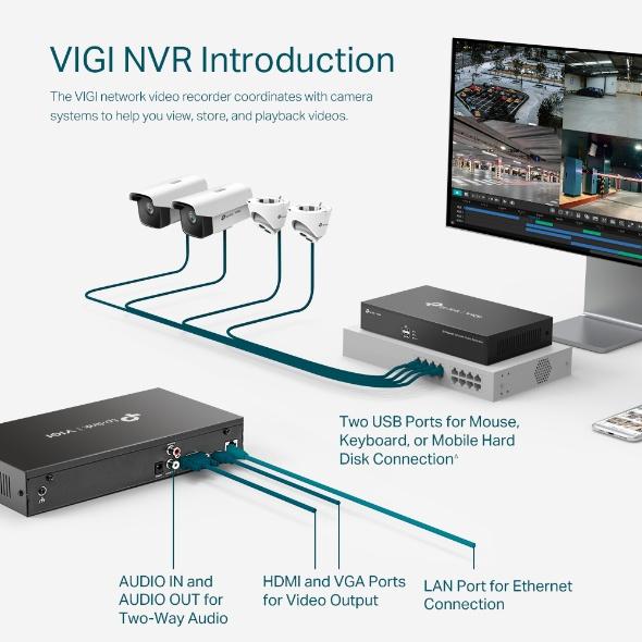 【含稅公司貨】TP-LINK VIGI NVR1016H VIGI 16路網路錄影監控主機NVR 監視器 支援Onvif-細節圖4