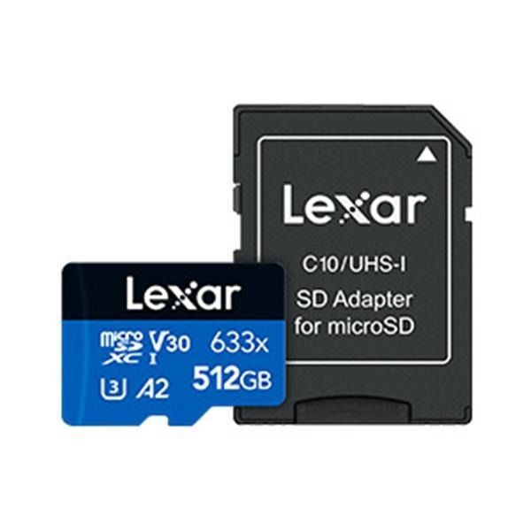 【Lexar雷克沙】633x 512GB microSDXC UHS-I A2 U3 256GB 128GB 記憶卡-細節圖2