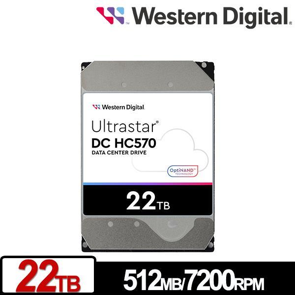 含稅公司貨】WD Ultrastar DC HC570 22TB 3.5吋企業級硬碟