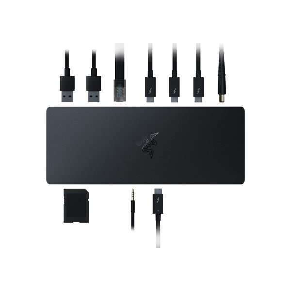 Razer雷蛇 Thunderbolt 4 RC21-01690100-R3J1 擴充塢Dock Chroma RGB-細節圖3