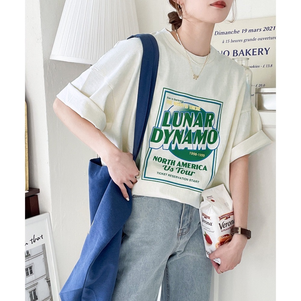 日本代購 - 現貨/預購 Classical Elf - 100%棉美式復古印花T恤-規格圖7