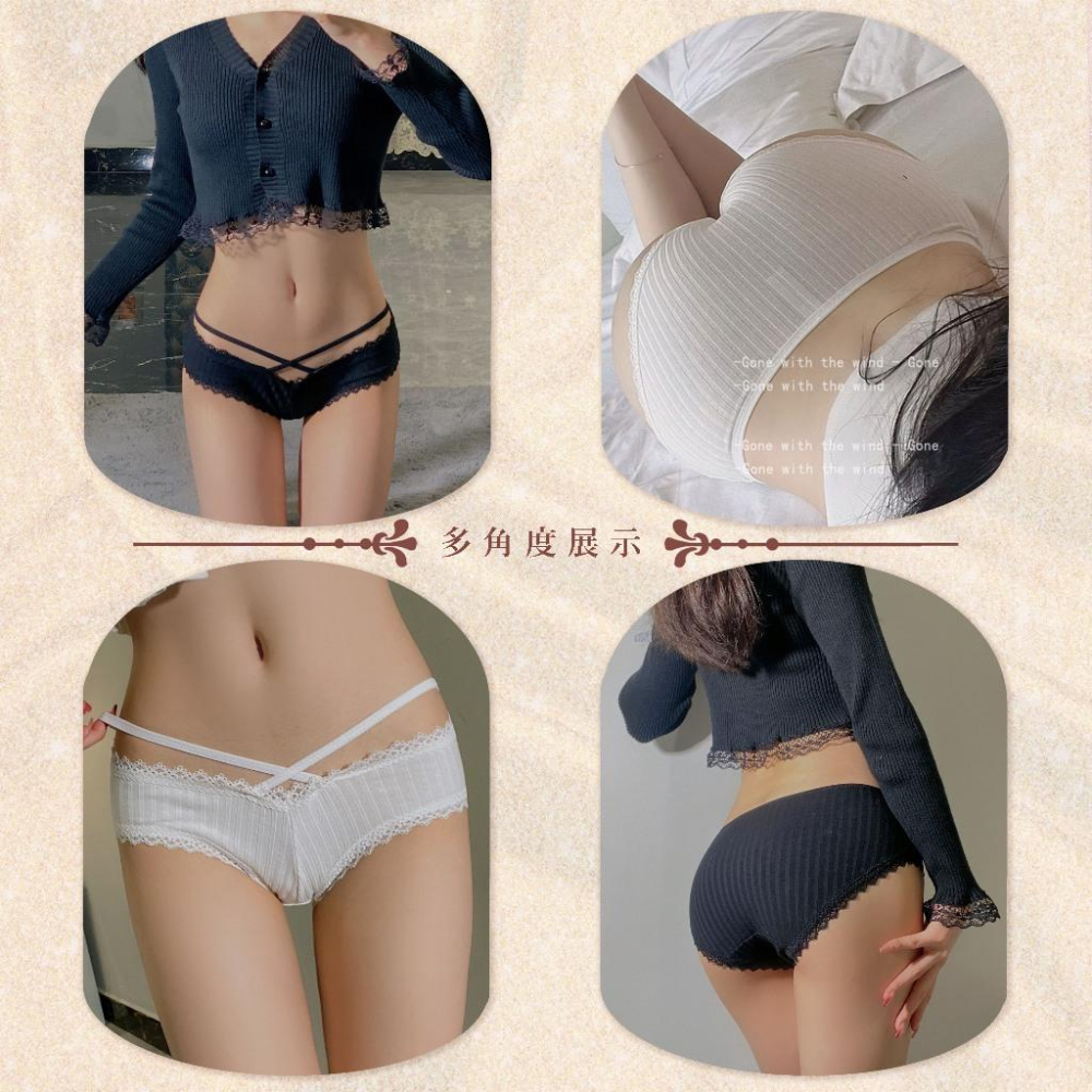 【24h出貨】小勃情趣 純棉內褲 情趣內褲 歐美內褲 丁字褲 半包臀內褲 內褲女生 低腰內褲 性感丁字褲 G13-細節圖3