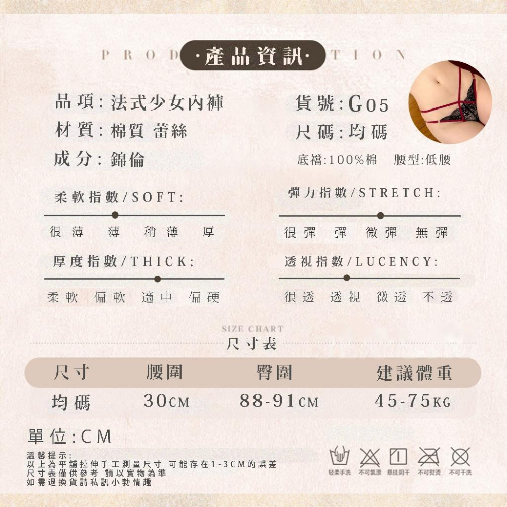 【24h出貨】小勃情趣 蕾絲丁字褲 情趣內褲 歐美內褲 丁字褲 半包臀內褲 內褲女生 低腰內褲 性感丁字褲 G05-細節圖7