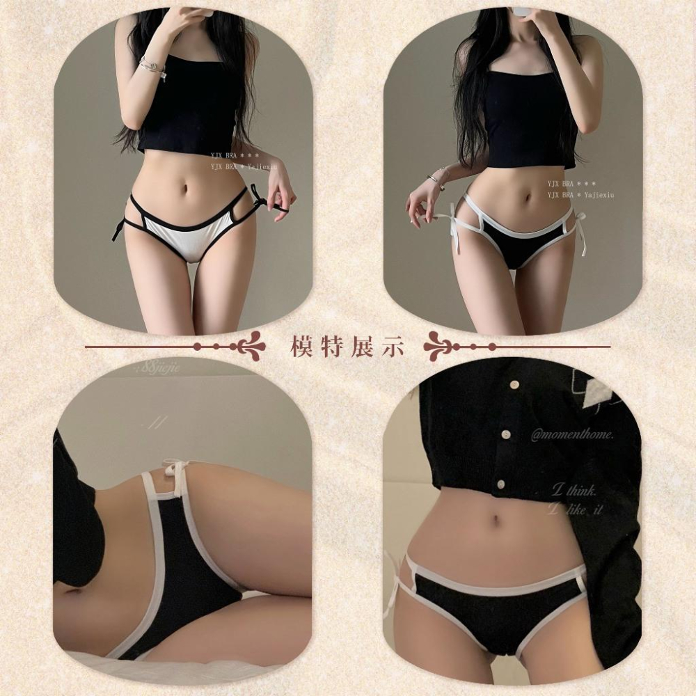 【24h出貨】小勃情趣 純棉內褲 情趣內褲 歐美內褲 丁字褲 半包臀內褲 內褲女生 低腰內褲 性感丁字褲 G08-細節圖3