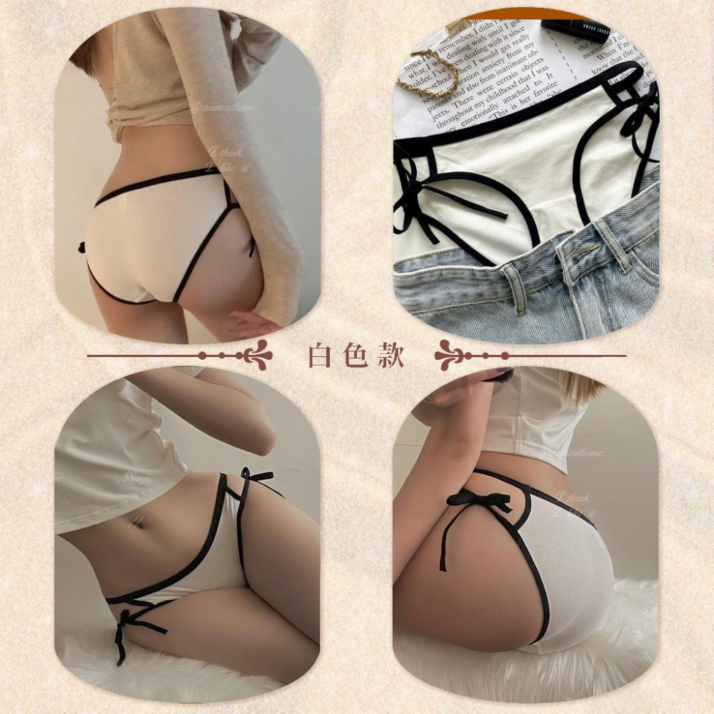 【24h出貨】小勃情趣 純棉內褲 情趣內褲 歐美內褲 丁字褲 半包臀內褲 內褲女生 低腰內褲 性感丁字褲 G08-細節圖4