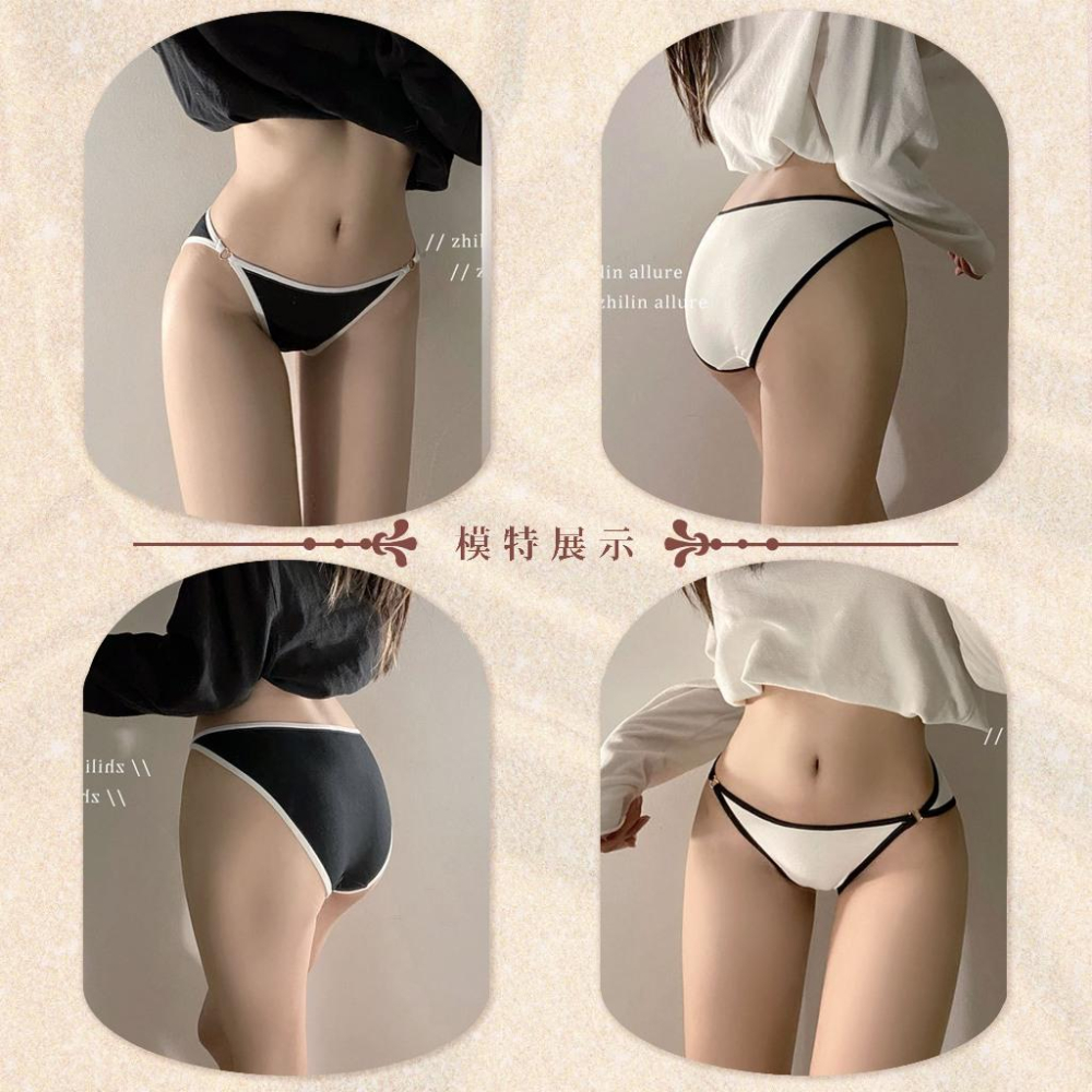 【24h出貨】小勃情趣 純棉內褲 情趣內褲 歐美內褲 丁字褲 半包臀內褲 內褲女生 低腰內褲 性感丁字褲 G06-細節圖3