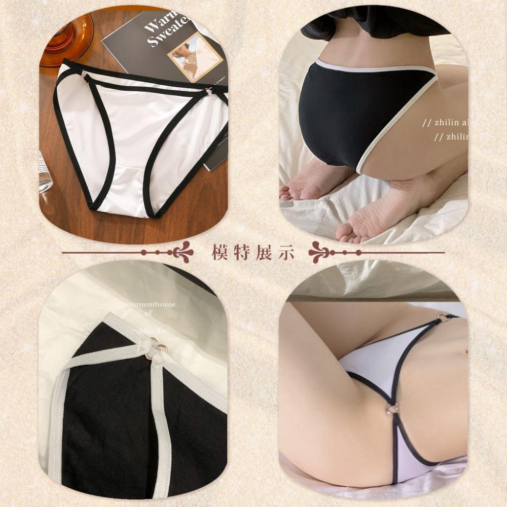 【24h出貨】小勃情趣 純棉內褲 情趣內褲 歐美內褲 丁字褲 半包臀內褲 內褲女生 低腰內褲 性感丁字褲 G06-細節圖4