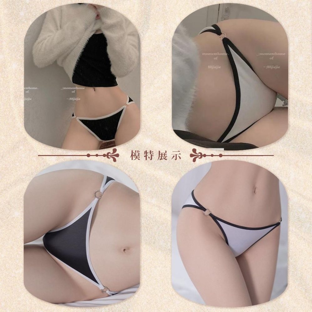 【24h出貨】小勃情趣 純棉內褲 情趣內褲 歐美內褲 丁字褲 半包臀內褲 內褲女生 低腰內褲 性感丁字褲 G06-細節圖5