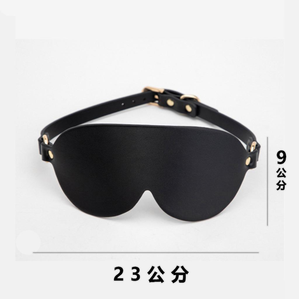 24h出貨小勃情趣 高級皮革眼罩 質感金屬 眼罩 束縛 BDSM 東京熱 可蒙眼 神秘刺激感 綑綁 調情 A18-細節圖7