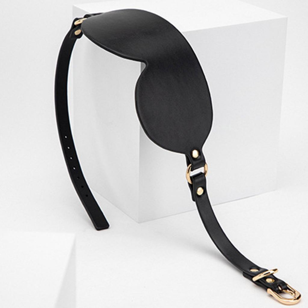 24h出貨小勃情趣 高級皮革眼罩 質感金屬 眼罩 束縛 BDSM 東京熱 可蒙眼 神秘刺激感 綑綁 調情 A18-細節圖8