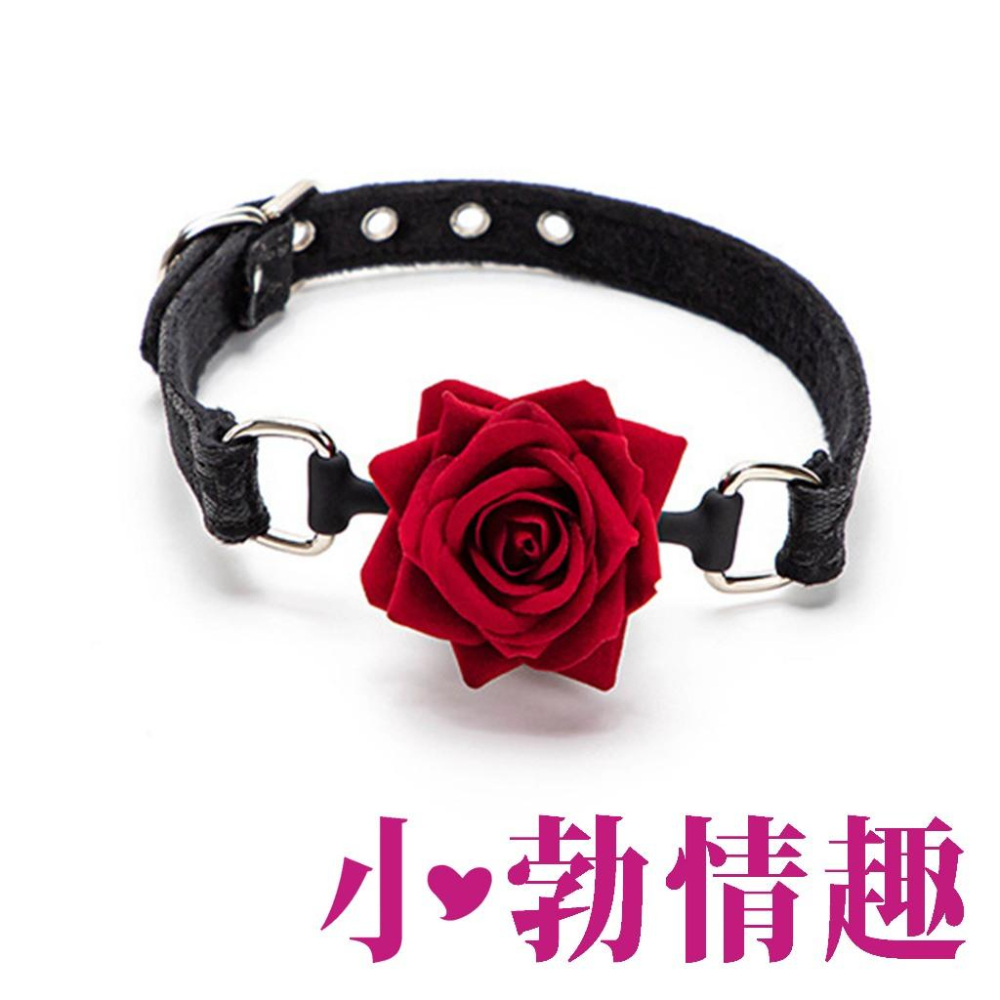 24h出貨小勃情趣 玫瑰口球 玫瑰口塞球 造型口塞球 調教塞嘴 口球 SM口塞 口水球 SM綑綁調教 BDSM A09-細節圖4