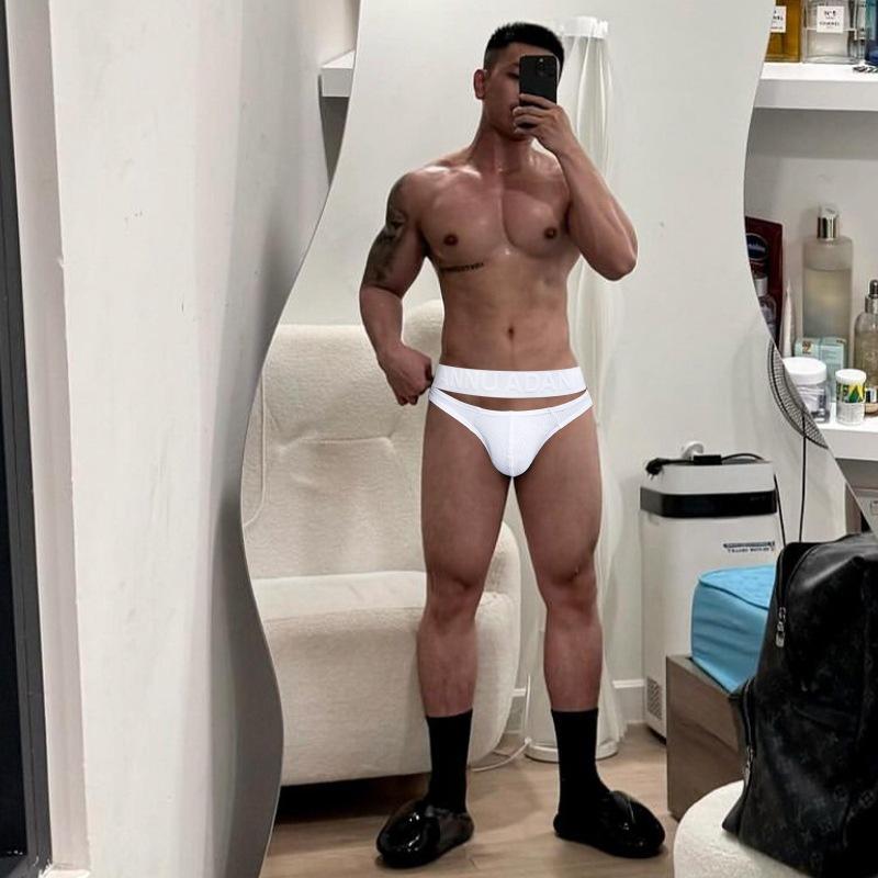 小勃情趣 設計感男吊帶三角褲 大包顯大囊袋內褲 彩虹同志 性感內褲男 後空內褲 男內褲 男性丁字褲 開襠C03-細節圖4