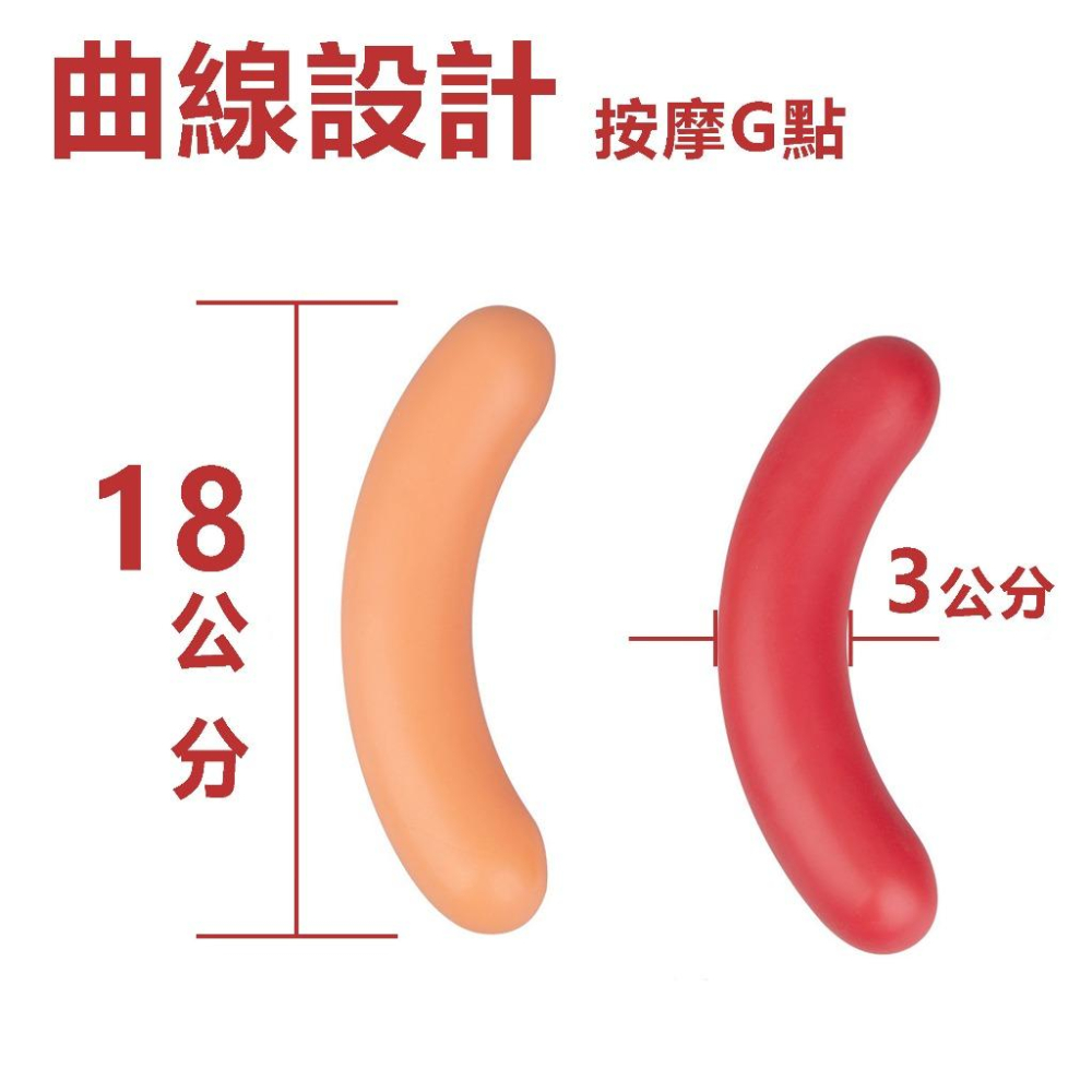 24h出貨小勃情趣 熱狗按摩棒 低調外觀 忘記收也不會被發現 假陽具 假屌 女性高潮 肉棒 自慰棒 矽膠棒 B04-細節圖4