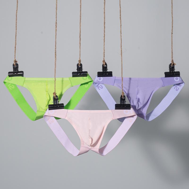 小勃情趣 兄弟轉身一下 開襠丁字褲 大包顯大 囊袋內褲 彩虹同志 性感內褲男 後空內褲 C05-細節圖4