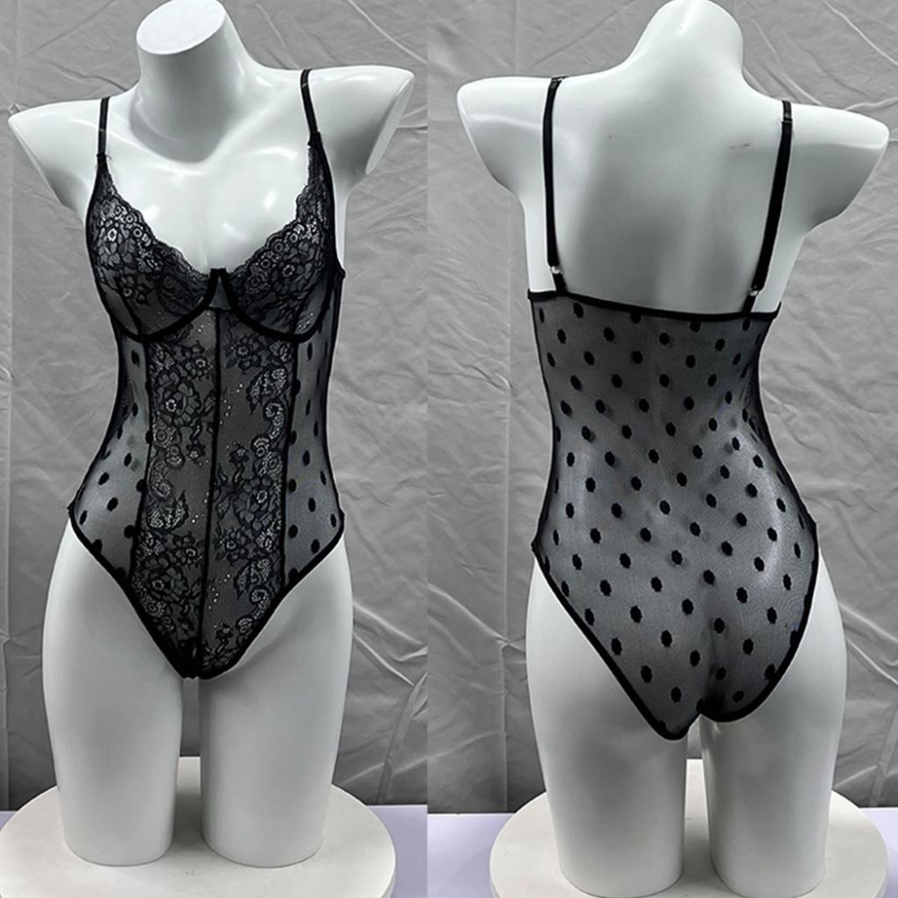 24h出貨小勃情趣 黑蕾絲誘惑情趣馬甲 可外穿 歐美爆款 性感時尚 開檔連身衣 兔女郎 法式蕾絲內衣 情趣睡衣 E11-細節圖9