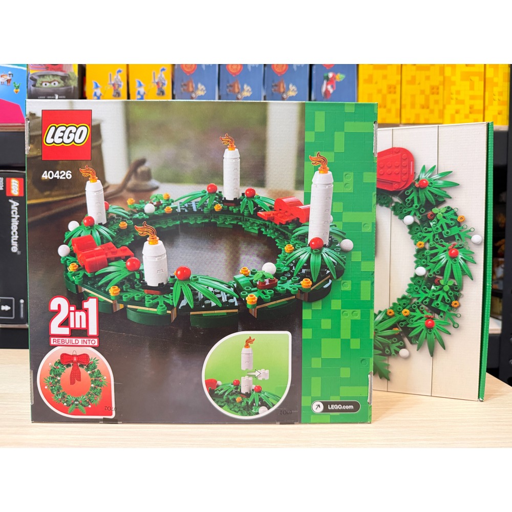 <豆豆亭> LEGO 聖誕花圈 40426-細節圖2