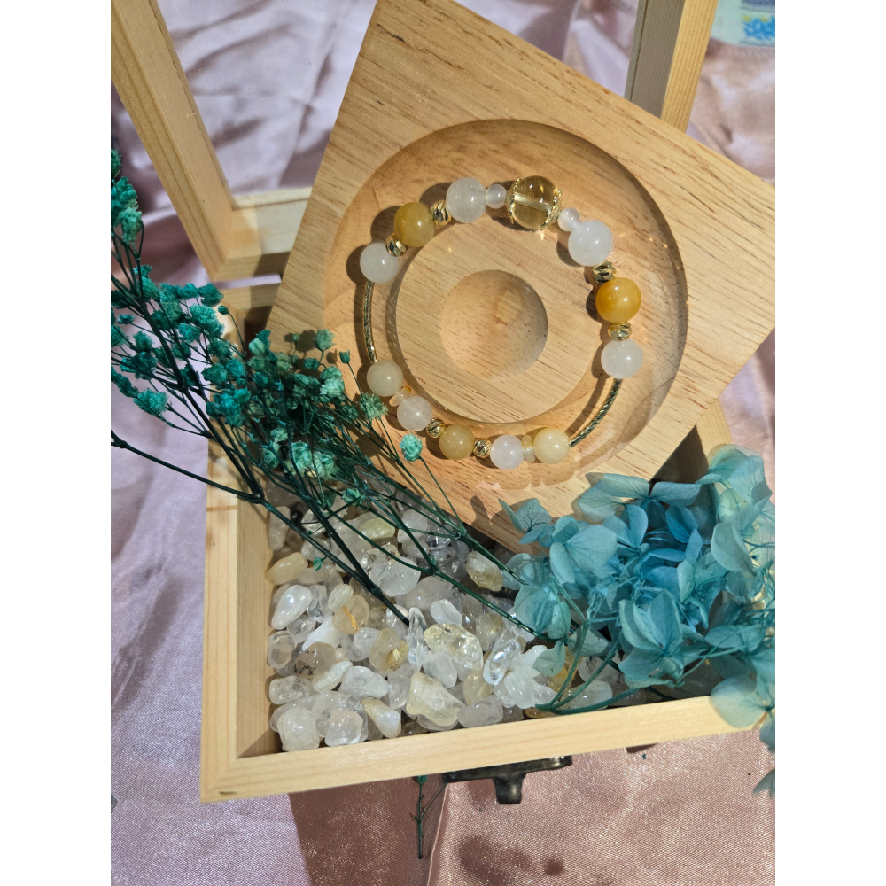 天然原石串珠手鍊|紅東陵玉 增強自信心|櫻花瑪瑙 提升創造力與靈感|白玉 驅除負能量-細節圖3