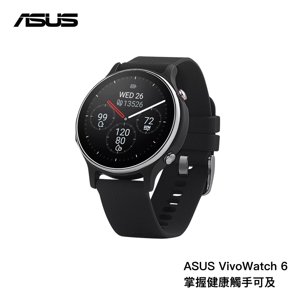 【穿戴健康】ASUS VivoWatch 6 (HC-D06) 健康錶 (血壓/血養/心電圖/睡眠/跌倒偵測/大錶面)-細節圖2