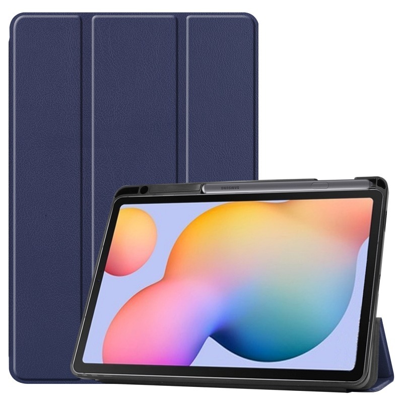 【平板皮套】Samsung Galaxy Tab S6 Lite 三折皮套 (帶筆槽) P620 / P625-規格圖1