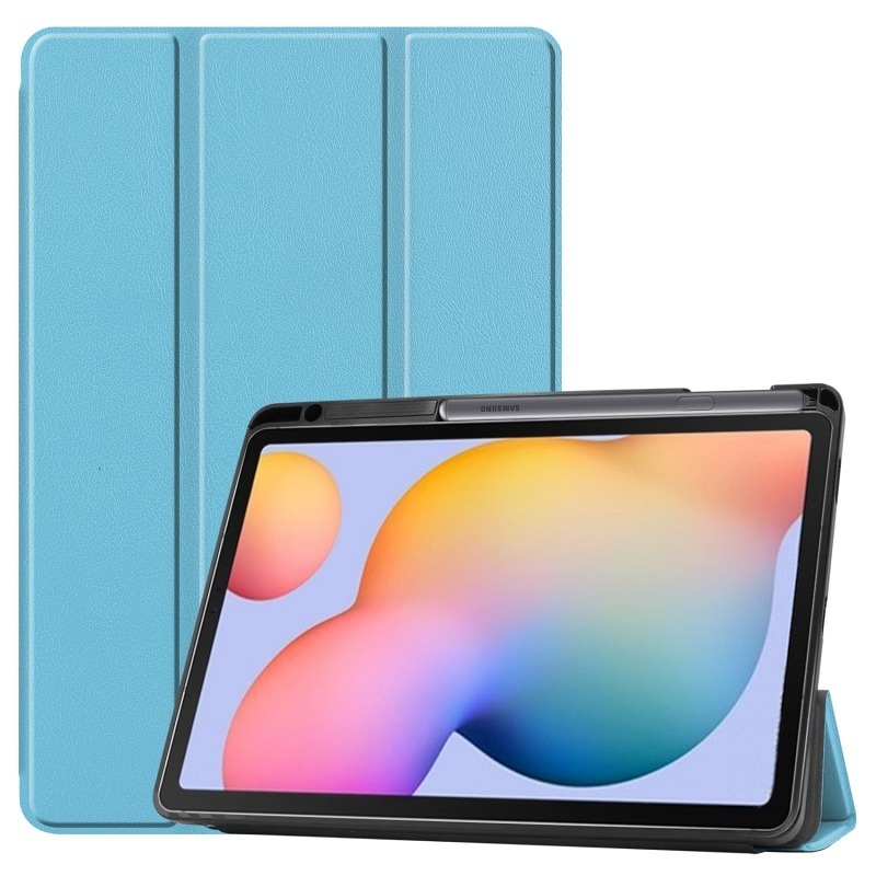 【平板皮套】Samsung Galaxy Tab S6 Lite 三折皮套 (帶筆槽) P620 / P625-規格圖1