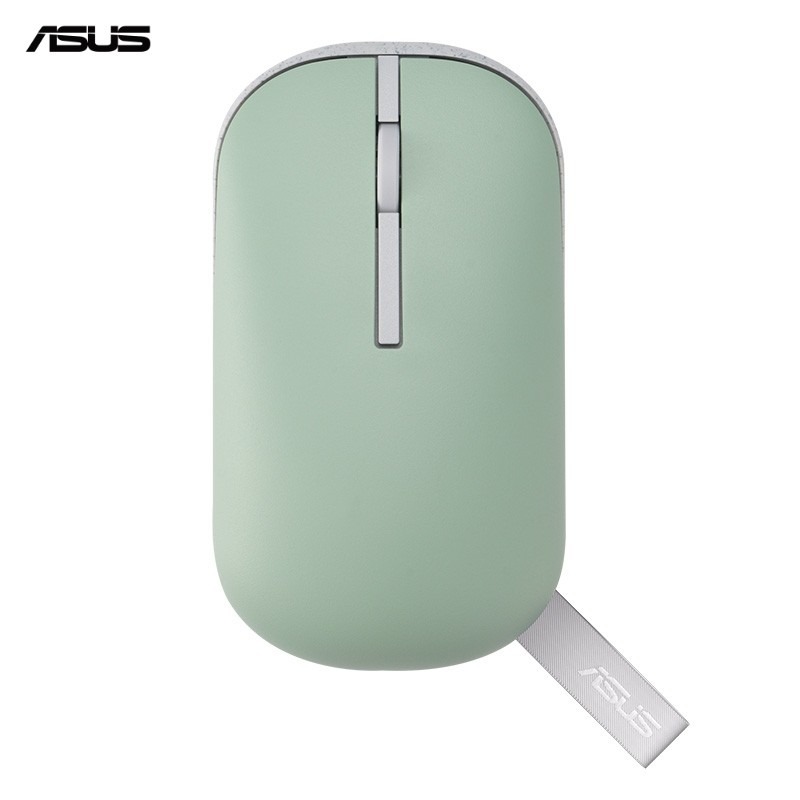 ASUS Marshmallow Mouse MD100 棉花糖色系無線滑鼠 (燕麥奶)-細節圖2