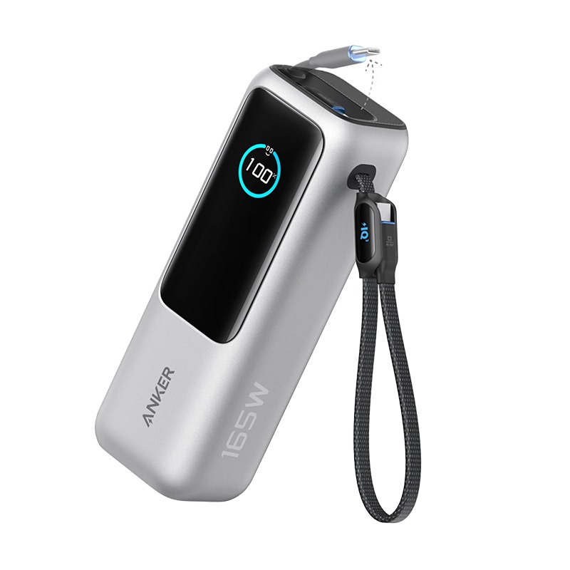 Anker A1695 25000mAh 165W 行動電源  自帶伸縮線-細節圖2