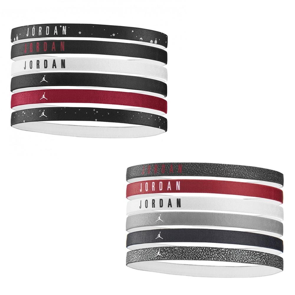 NIKE JORDAN ELASTIC 髮帶 運動 慢跑 瑜珈 籃球 髮帶 6入 J1007584 【樂買網】-細節圖2